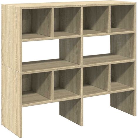 Maison Exclusive - Zapateros 2 uds apilables roble sonoma 89,5x30