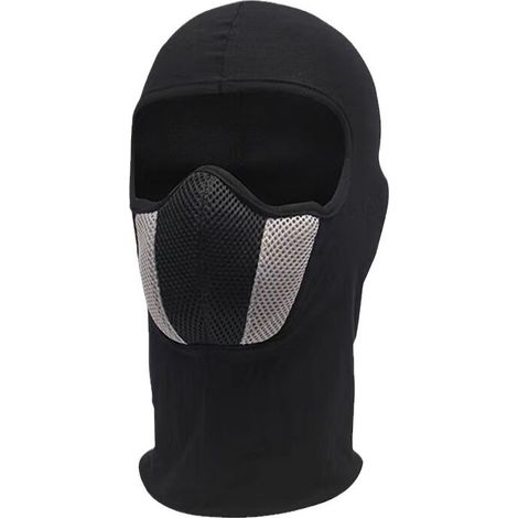 Winddichter, atmungsaktiver, ultraleichter, multifunktionaler, staubdichter/kältebeständiger, elastischer Halswärmer für Männer und Frauen, Helme, Wandern, Motorradfahren, Taktisches Klettern, FLITI (1/4)