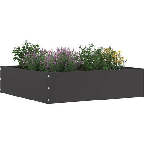 Bordure de Pelouse Noir 50 x 50 x 13 cm Acier CFW961760 (1/5)