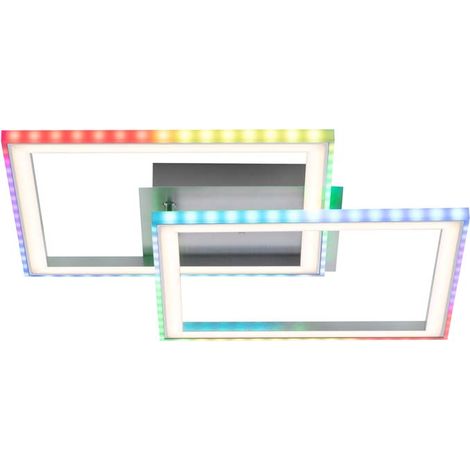 Deckenleuchte Deckenlampe Wohnzimmerlampe dimmbar Fernbedienung RGB LED L 44,5cm (1/5)