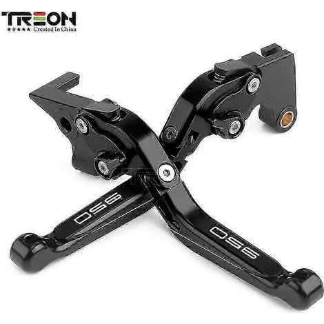Accessoires pour motos Suzuki GSX-S950 GXS-S950 GSXS 950 2021-2022 : leviers de frein et d'embrayage pliables et extensibles CNC (entièrement noirs). (1/5)