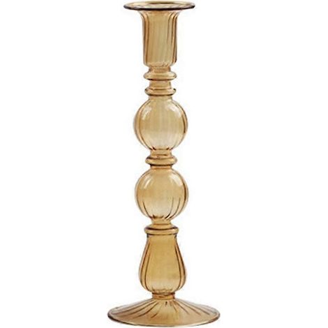 Bougeoir romantique en verre, bougeoir vintage en verre, vase hydroponique de style européen. (1/5)