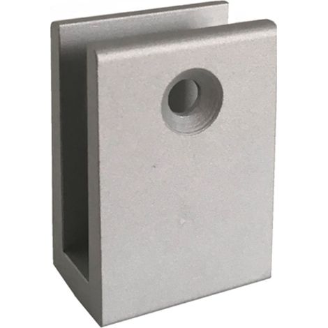 Pince murale pour panneau de 10 mm - Aluminium HOMEWELL