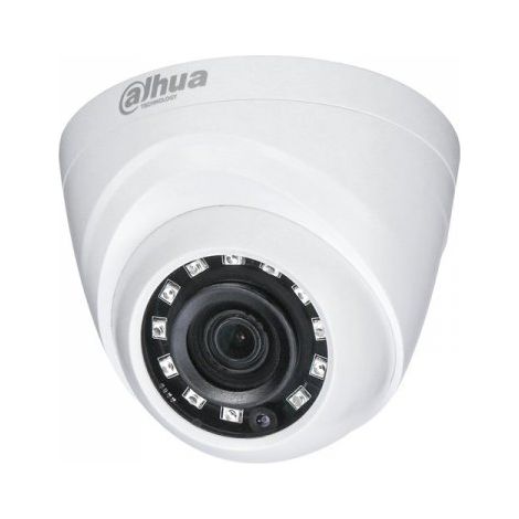 Telecamera Analogica Dome 720P 1MP Ottica Fissa 2.8mm IP67 DC12V HDCVI Smart IR Carcassa Plastica DAHUA HAC-HDW1000RP (1/4)