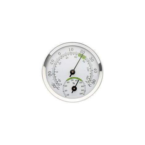 Higrómetro Termómetro Sensor de temperatura y humedad interior Monitor Detector Mediciones para hogar Garaje Invernadero Bodega de vino