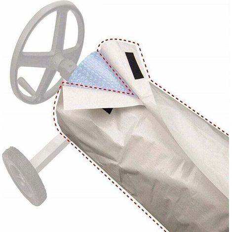 Bache de piscine, XU, Couverture Enrouleur Piscine Tissu Imperméable,Couverture Protection Extérieur Intérieur,Couverture pour Solaire,Bache Anti-Vent/Pluie/Poussière/ KZQ - KZQ (1/4)
