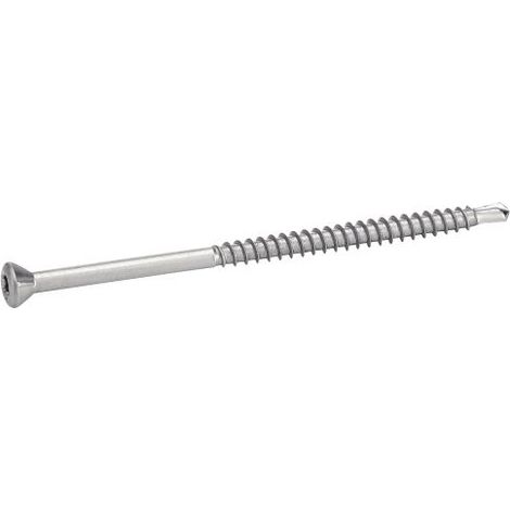 Acton – Vis de bardage inox A4 3,2x30 mm – Tête fraisée six lobes – Boîte de 200 – Pointe de perçage pour démarrage précis (1/3)