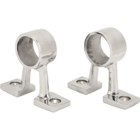 2 supports centraux en acier inoxydable pour main courante de bateau marine, raccord de montage pour tube de 1 pouce - lot de 2 pièces (1/5)