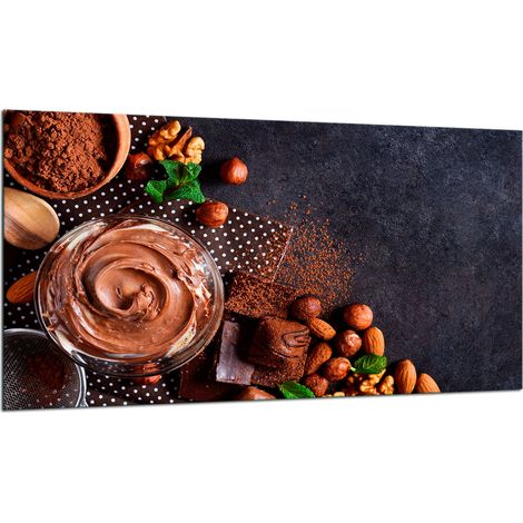 PLAQUE DE PROTECTION EN VERRE POUR CUISINIÈRE 90X52 ALIMENTS (1/5)