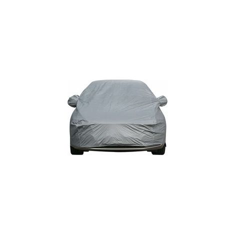 Bâche pour voiture, Housse de véhicule universelle, 4600x1800x1500mm, entièrement étanche, anti-rayures, durable, doublée, en coton respirant, très résistante (1/4)