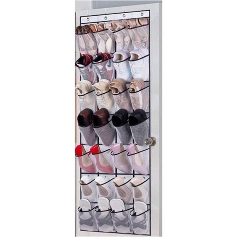 Organisateur Chaussures - Suspension Porte - Maille Respirante - Pour Chambre Salle De Bain Cuisine - 1 Pièce (1/3)