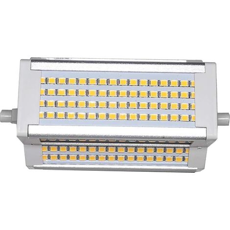 QLEE Ampoule LED R7S 50W lumière Dimmable 6000K Blanc froid Double Extrémité J118 Type J 118 mm 4.64" Projecteur LED 5000LM Équivalent 500 W Lampadaire halogène au sol LowBay Light LED 50 W (1/5)