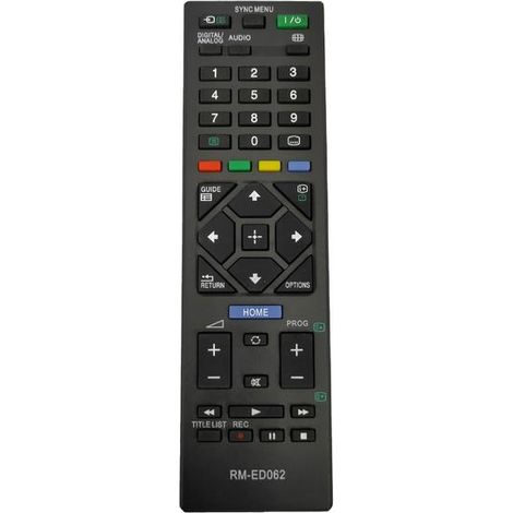 Télécommande de remplacement pour téléviseur LCD Sony RM ED062 KDL-32R433B KDL-32R503C KDL-32RD303
