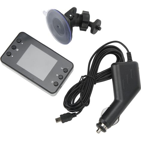 Caméra vidéo embarquée pour voiture, en plastique et métal, batterie 120 mAh, 5 V, mini HD, enregistrement en boucle. (1/5)