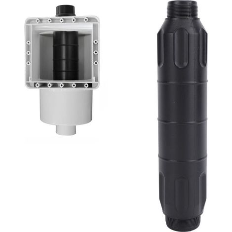 Tube de protection pour skimmer de piscine - Filetage extérieur 1/2 pouce et 2 pouces - Installation facile pour antigel