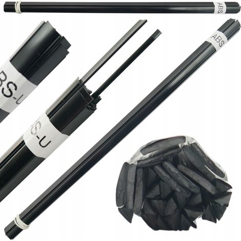 Adhesivo para soldar plástico ABS ABS-U ABS/U 100 g mezcla de tiras triangulares (1/5)