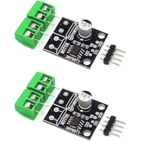 Module de contrôle DRV8871 1,5 A 2 canaux, pont en H, carte de contrôle pour moteur à engrenages CC, compatible avec Arduino et imprimante 3D, module de contrôle PWM 3,6 A, fonction de protection inté (1/5)