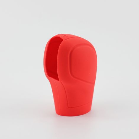 Confezione da due copri leva del cambio in silicone rosso, antiscivolo, morbidi, resistenti e comodi da indossare.