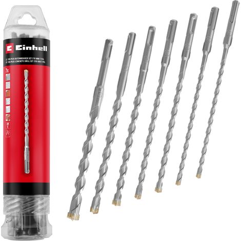 Set di punte einhell sds-plus 6-14 mm 7 pezzi
