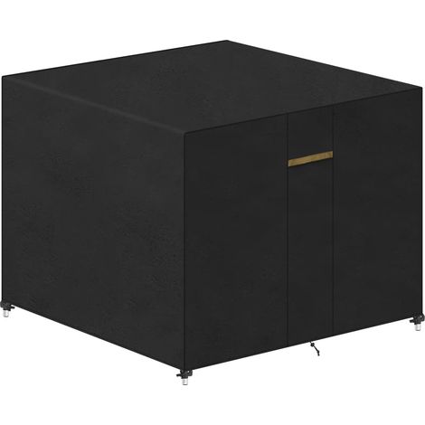Housse de Protection Exterieur Bâche de Protection Table de Jardin Cube Housse Mobilier Jardin Etanche Bâche de Protection pour Table et Chaises Extérieur avec Grilles D'aération 70x70x70cm (1/5)