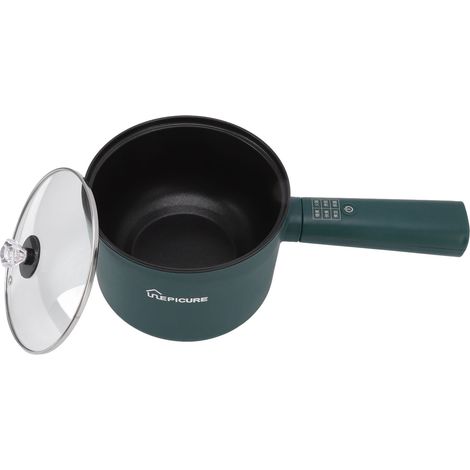 Bouilloire électrique verte 1,8L grande capacité antiadhésive multifonction mini casserole pour dortoir UE 220V