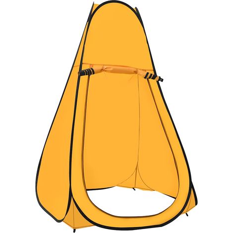 Tente de douche escamotable Jaune (1/5)