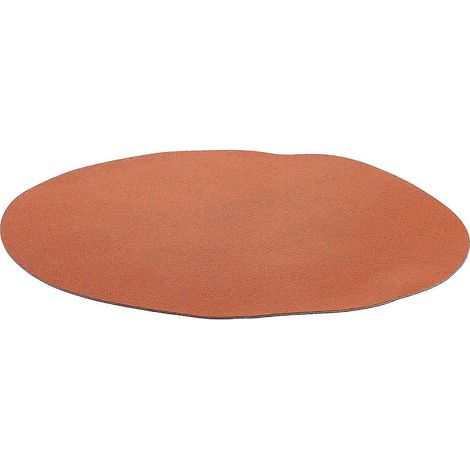 Set de table rond isolant en PU, réutilisable, pour protéger votre table à la maison. Dimensions : 38 x 38 x 0,2 cm. Vendu à l'unité. (1/4)
