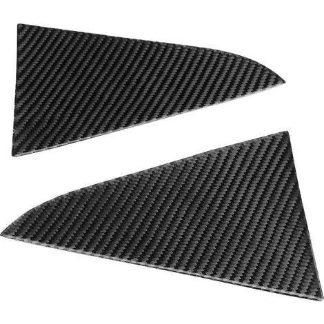 Paire de caches décoratifs triangulaires pour vitre arrière en fibre de carbone, compatibles avec Chevrolet Cruze 2009-2002 (1/4)