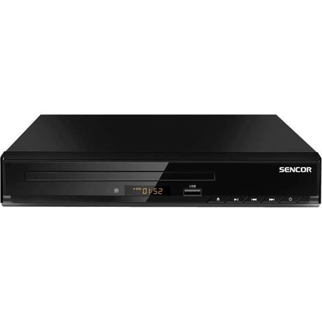 Lecteur DVD - SENCOR - SDV 2513H - Port USB - Lecture - Sortie HDMI et péritel - Noir (1/2)