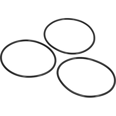 Lot de 3 joints toriques de rechange en caoutchouc nitrile pour cartouche filtrante de purificateur d'eau, 148 x 140 x 4 mm