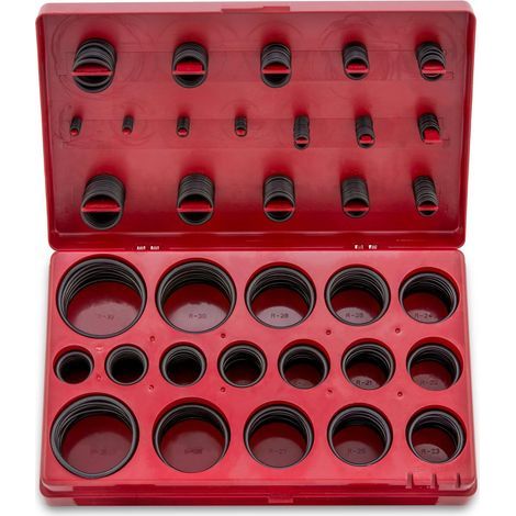 Tools Assortiment de joints toriques en caoutchouc 407 pièces 32 tailles SAE (1/4)