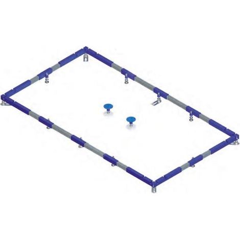 Villeroy & Boch Accessoires - Cadre de montage ViFrame pour receveurs jusqu’à 1000 x 1000 mm U91412100