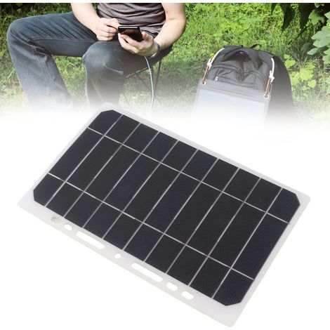 Panneau Solaire Portable 10W 5V 2A pour le Camping et les Activités Extérieures - Recharge Rapide et Légèreté (1/5)