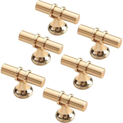 poignées de meubles dorées, poignée dorée - poignée de porte de cuisine, poignée de tiroir, laiton, poignées de meubles dorées, 50 mm