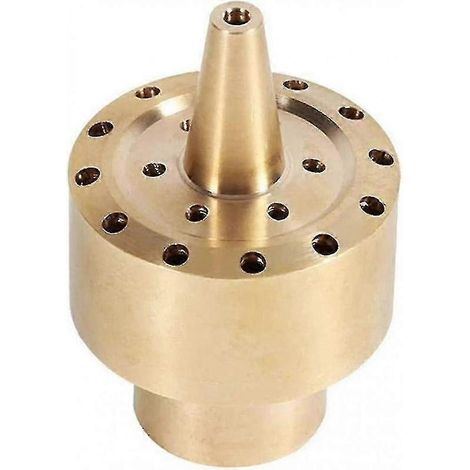 Buse de fontaine de bassin de jardin multidirectionnelle de 25 mm avec tête en cuivre (1/3)
