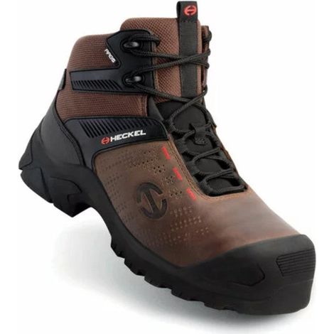 HECKEL Chaussures de sécurité hautes S3 marron MACCROSSROAD 3.0 - Marron foncé - 48 (1/2)