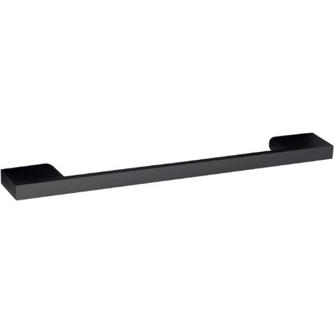 Nuie Matt Black 191mm D Shaped Furniture Handle with 160mm Hole Centres - H028 (1/5)