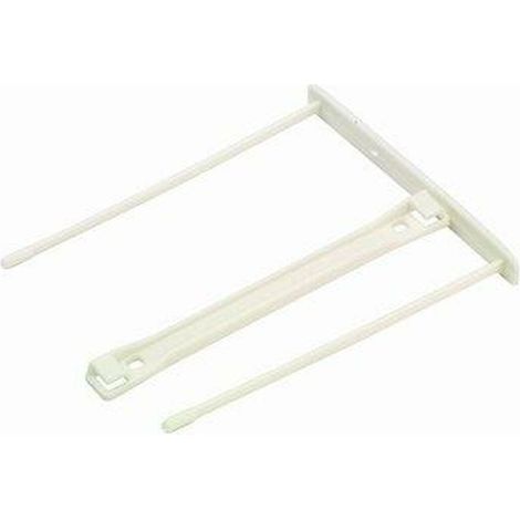 Fastener Fellowes Pro Clip 100 Unidades Blanco Plástico reciclado 10,1 x 9,2 x 0,9 cm (1/4)