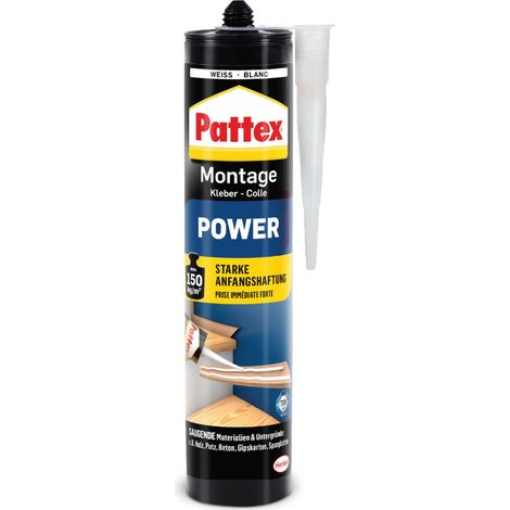 Pattex Montage Power collante da montaggio bianco 370 g (1/4)