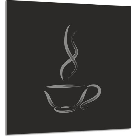 PANEL DE VIDRIO PARA COCINA 60x65 Café (1/5)