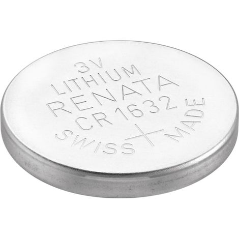 BATTERIA a BOTTONE al litio CR1632 RENATA 3V