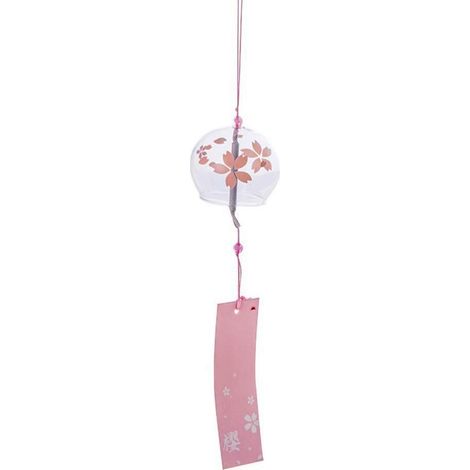 Japanisches Glas Windspiel Kirschblüte Handgemacht für Innen & Außen