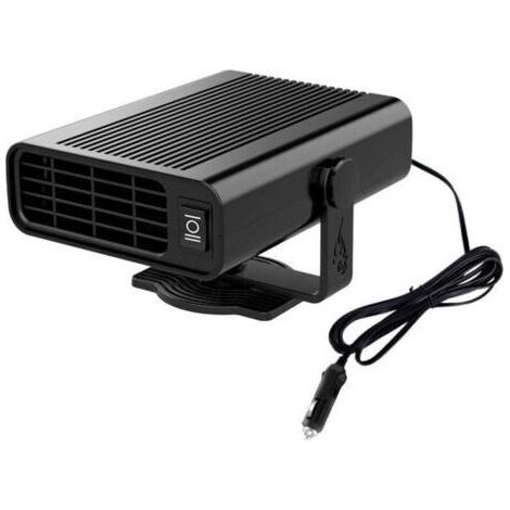 Chauffage de Voiture Portable, Dégivreur de Voiture Portatif base rotative de 360°, Chauffage electrique voiture Hiver Radiateur Dégivreur de Pare brise Voiture pour Voitures avec Allume-cigare 12V