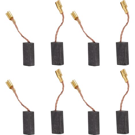 20 Kohlebürsten für Motoren (5x8x15 mm), Kupfer-Zubehörset für Bohrmaschine und Schleifmaschine (1/5)
