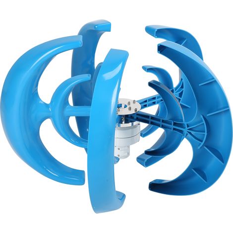 Windturbinenlaterne, doppelwandig, 5-Blatt-Generator, Stromerzeugungseinheit, 800 W, 12 V (1/5)