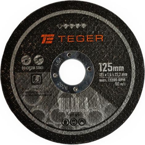 Korund-Trennscheibe 125 x 1,6 mm, verkauft in 10er-Packungen