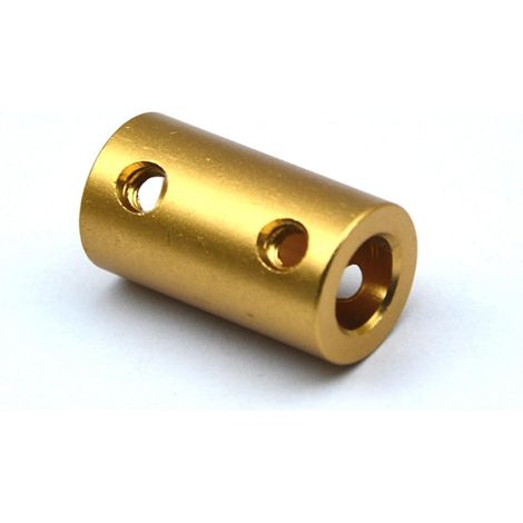 Accouplement flexible pour moteur en aluminium et arbre pin, diamètre extérieur 14 x 25 mm, couleur