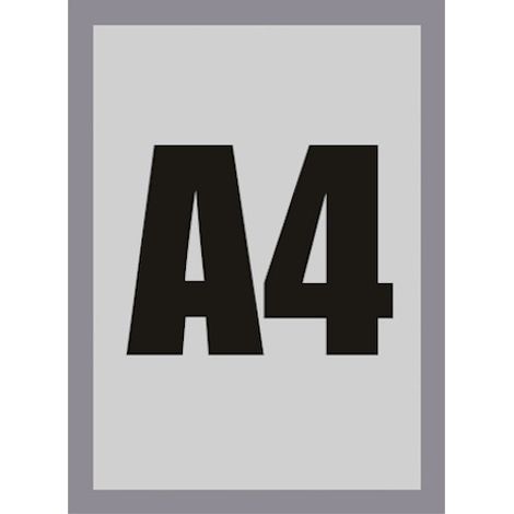 Cornice magnetica per poster formato A4, argento (1/3)