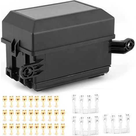 Boîte à fusibles 6 voies relais bloc de prises avec bornes pour modification automobile (1/5)