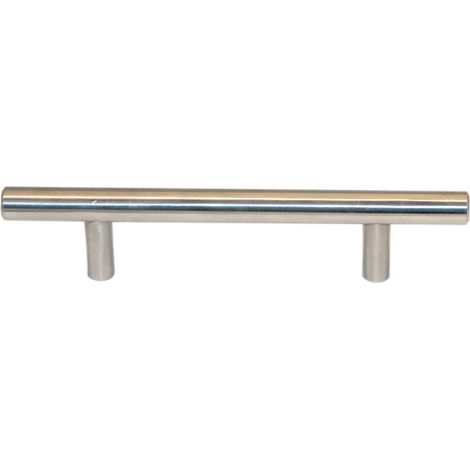 Tirador Barra CADAP Acero Inoxidable Cepillado 12 mm Entre ejes 128 mm